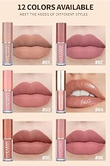 Petansy 10Pc Matte Liquid Lipstick 2 Glitter Set Long-Lasting Waterproof Lip view 3