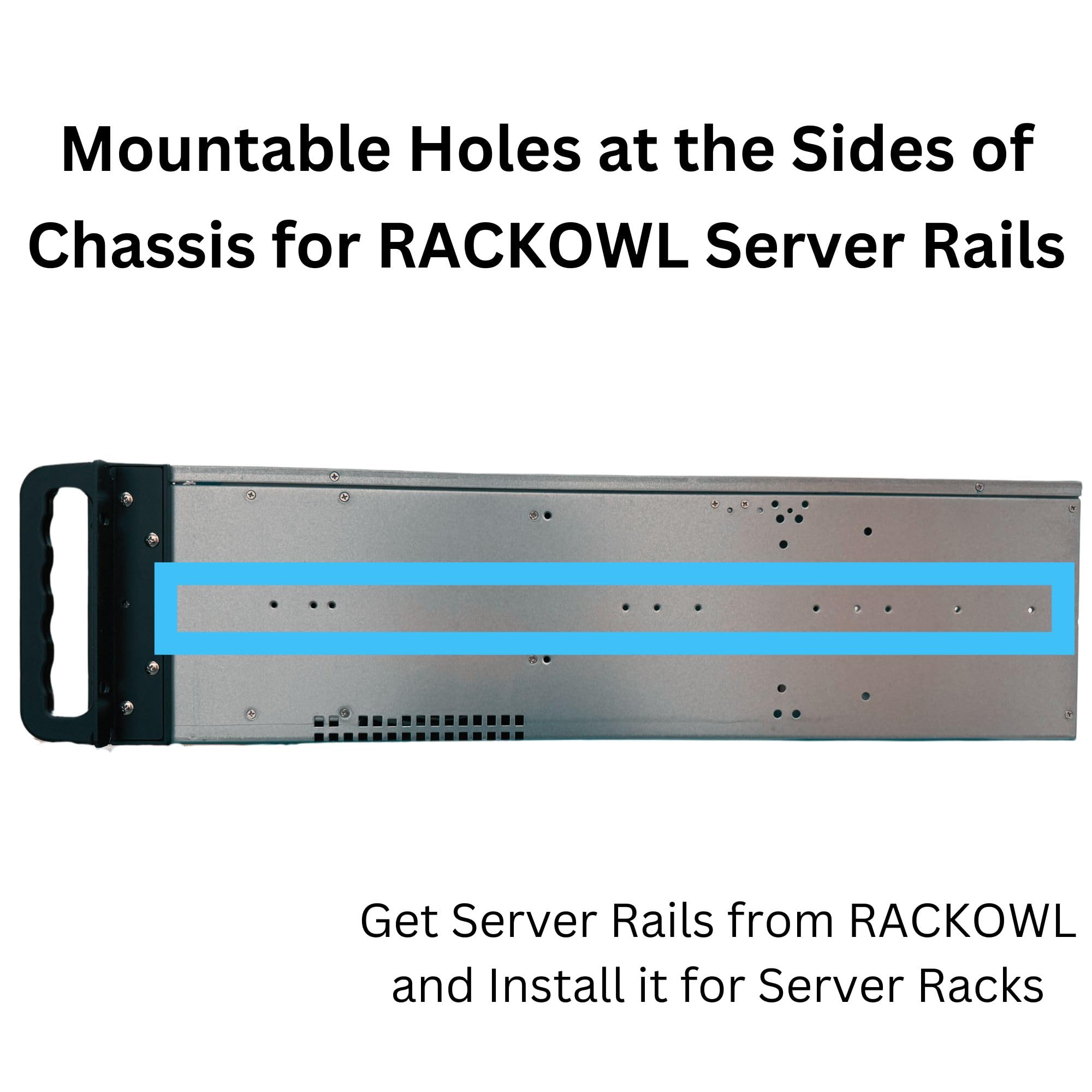 4U Server Chassis, Rackmount Server Case, 15x 3.5 HDD Bays, Support ATX/CEB Motherboard; Fans: Front 3X 120mm & Rear 2X 80mm; Front Panel Lock, Size: 16.8