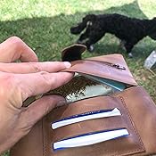 GERMANUS Furvus Leder Tabaktasche - Made In EU, Mit Magnetverschluss 16,5x7,2cm