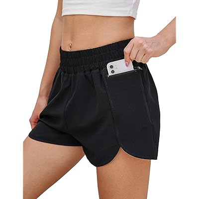 Buy Blooming Jelly Womens Running Shorts High Waist Gym Athletic Workout Shorts With Zipper Pockets Online In Indonesia B09198mvkh
