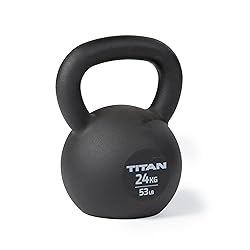 Titan Fitness 24 KG Cast Iron Kettlebell, Single