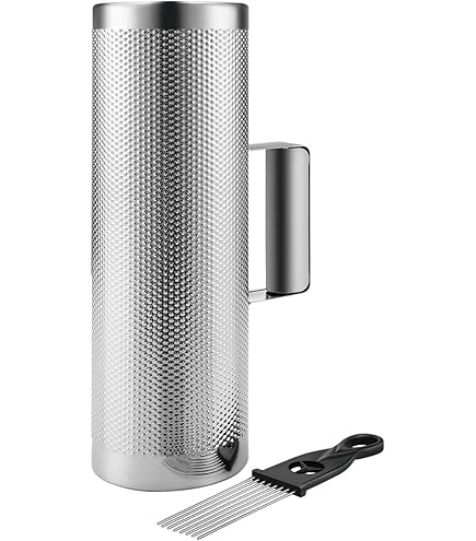 Homyl Guiro Profesional De Acero Inoxidable Instrumento Muscial De Percusión Con Raspador