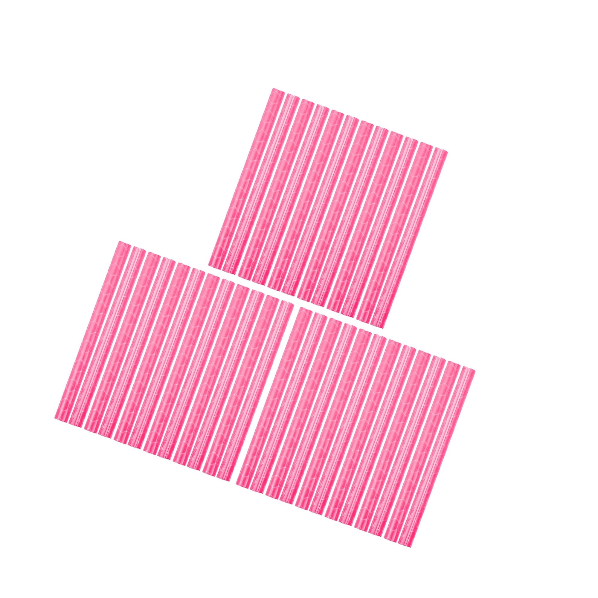 INFINAUTO 36 Pcs Pink Bicycle Reflector Reflective Version Durable ABS Stylish Design