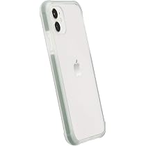 Amazon Com Amazon Basics Iphone 11 Crystal Mobile Phone Case Protective Anti Scratch Green Accent Cell Phones Accessories
