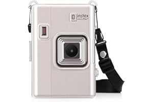 FINTIE Protective Clear Case for Fujifilm Instax Mini Liplay+ Plus Hybrid Instant Film Camera- Crystal Hard Cover with Precis