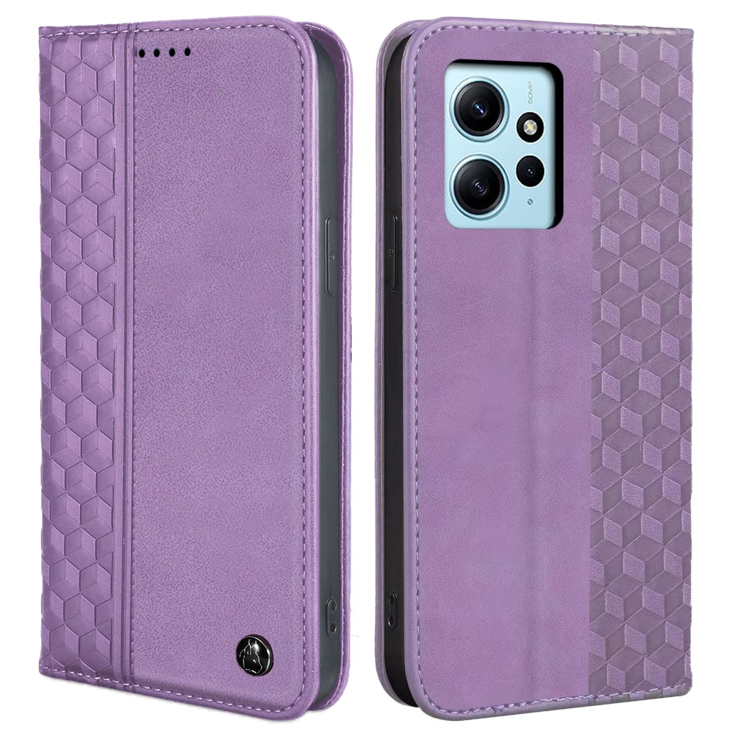 CXTcase for Xiaomi Redmi Note 12 4G Case,PU Leather Folio Cover Wallet Flip Case with Card Holder Slots Magnetic Closure,Shockproof Protective Phone Case for Xiaomi Redmi Note 12 4G,Purple — image 1