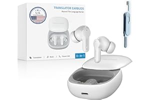 ANFIER M3 Offline Translation Earbuds 74 Languages and Accents Lifetime-Free AI Translation Earbuds Real TimeTranslator Devic