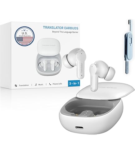 Wooask M3 Translator Earbuds for Voice Language Translation in 74