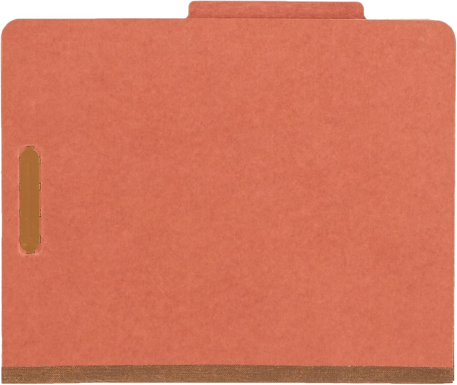  Basics Pressboard Classification File Folder with Fasteners, 2 Dividers, 2 Inch Expansion, Letter Size, Red, 10-Pack : Office Products