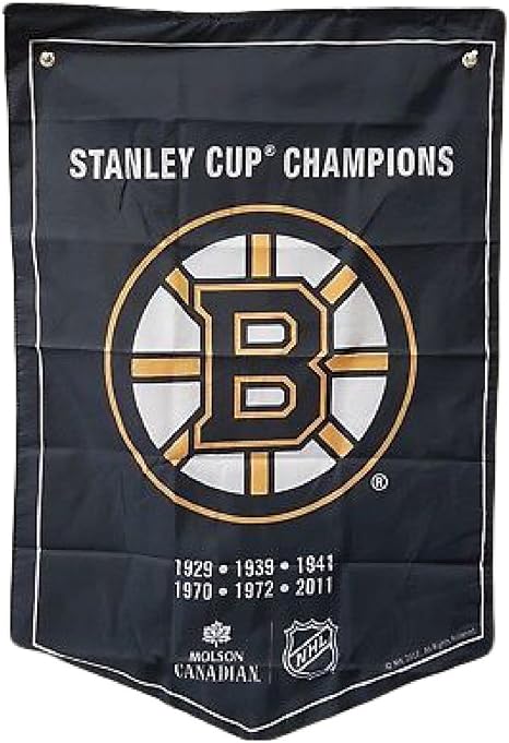 Molson Canadian Nhl Boston Bruins Stanley Cup Banner Amazon Ca