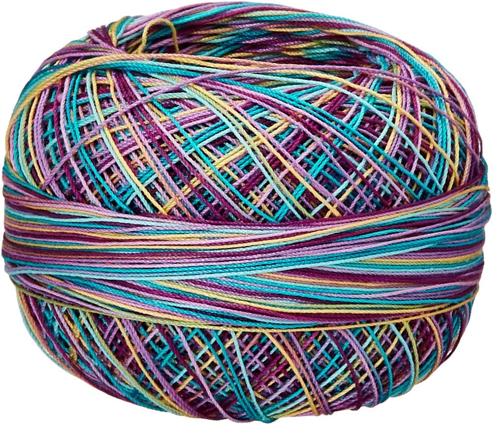 Lizbeth Size 80 (HH80155) 184 Yds 10 Grams Cotton Thread, Ocean Sunset