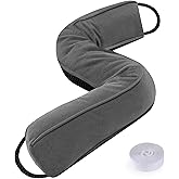 Sunolga Door Draft Stopper, Removable Washable Cover, 38", Gray | Weighted Gap Filler, Blocks Hot and Cold Air, All-Season Seal, Easy Install, Noise &amp; Wind Blocker, Home Essentials