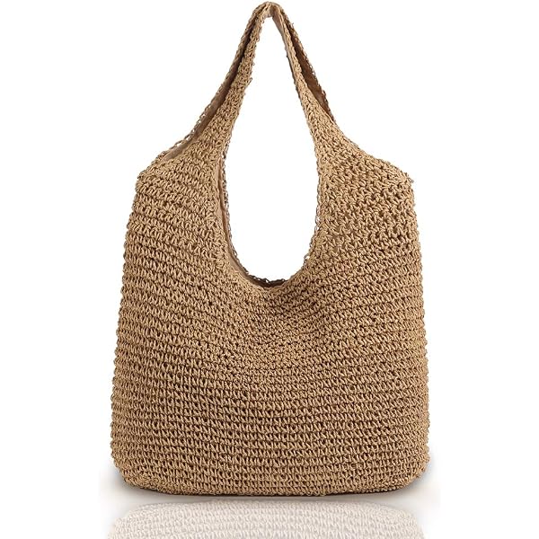 GOKTOW Women's Rattan Straw Crossbody Bag With Wood Handle - 2025 New Beach Purse For Travel & Daily Use - View #9