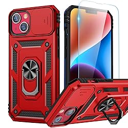 Goton for iPhone 14 Plus Case with Screen Protector