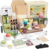 ZEROMX Candle Making Kit for Adult Beginners with Digital Wax Melting Pot | Premium candle craft supplies featuring candle molds &amp; gift boxes. Complete DIY set for home decor and gift giving.