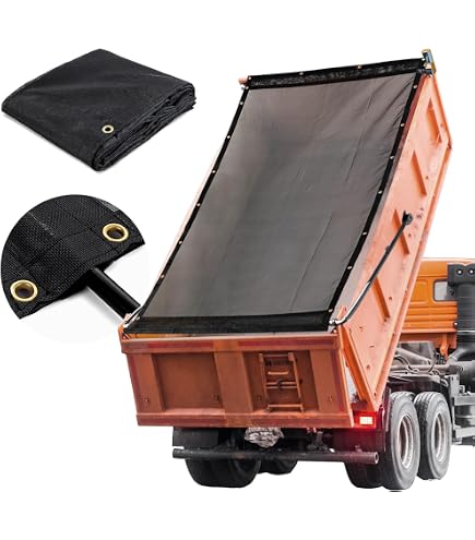 10x24 Utility Trailer Mesh Cover With 10 Pcs Of Rubber Bungee Tie Down Great To Cover Open Trailer Preventing Debris Flying Out Made By Xtarps