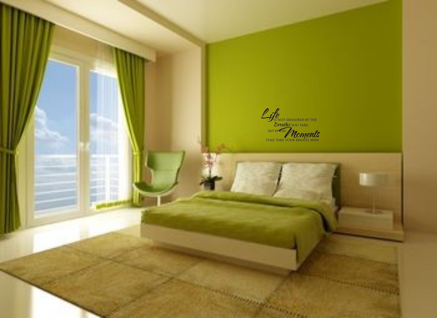 Amazon 23"x13" Life is not measured by the breaths you take but by the moments that take your breath away wall art wall sayings Wall Banners