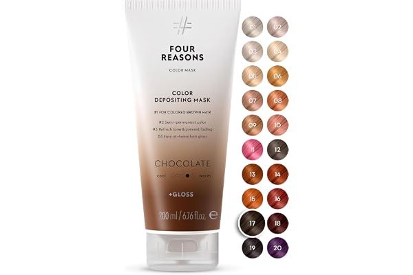 FOUR REASONS Color Mask – Hair Gloss & Colour Depositing Conditioner – Semi Permanent Hair Toner for Colour-Treated Hair Colo
