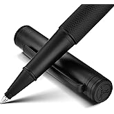 MCNTEIK Matte Black Forest Rollerball Pen, Luxury Pen with Schmidt Black Ink Refill, Fancy Pen Gift Set for Men & Women, Business Signature, Executive, Office, Nice Fancy Designer Pens