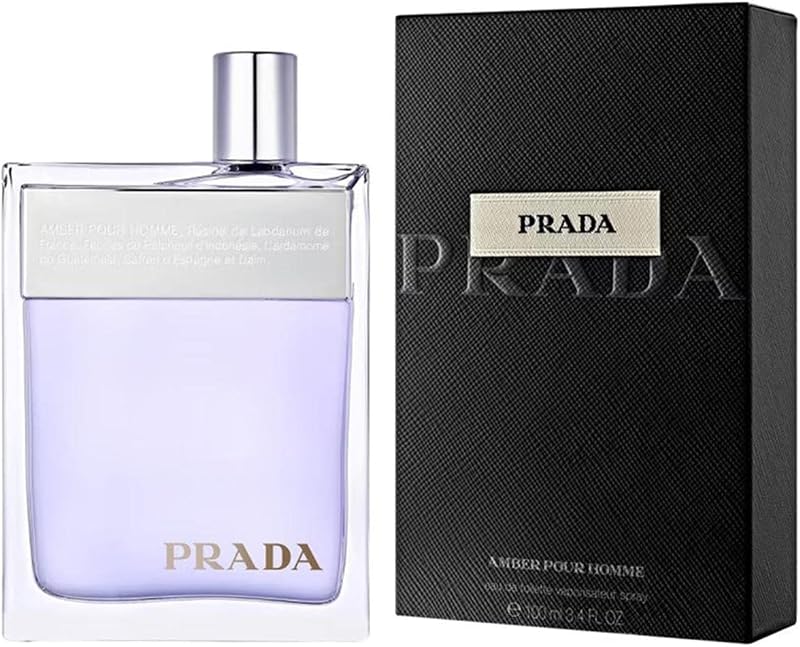 Prada Amber Pour Homme Eau de Toilette 100ml for Men New