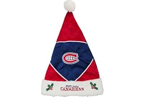 FOCO NHL Colorblock Santa Hat – Show Your Ice Hockey Spirit with Officially Licensed NHL Holiday Fan Apparel and Gift