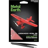 Fascinations Metal Earth Lockheed Vega 5B Metal Model Kit Bundle with Tweezers