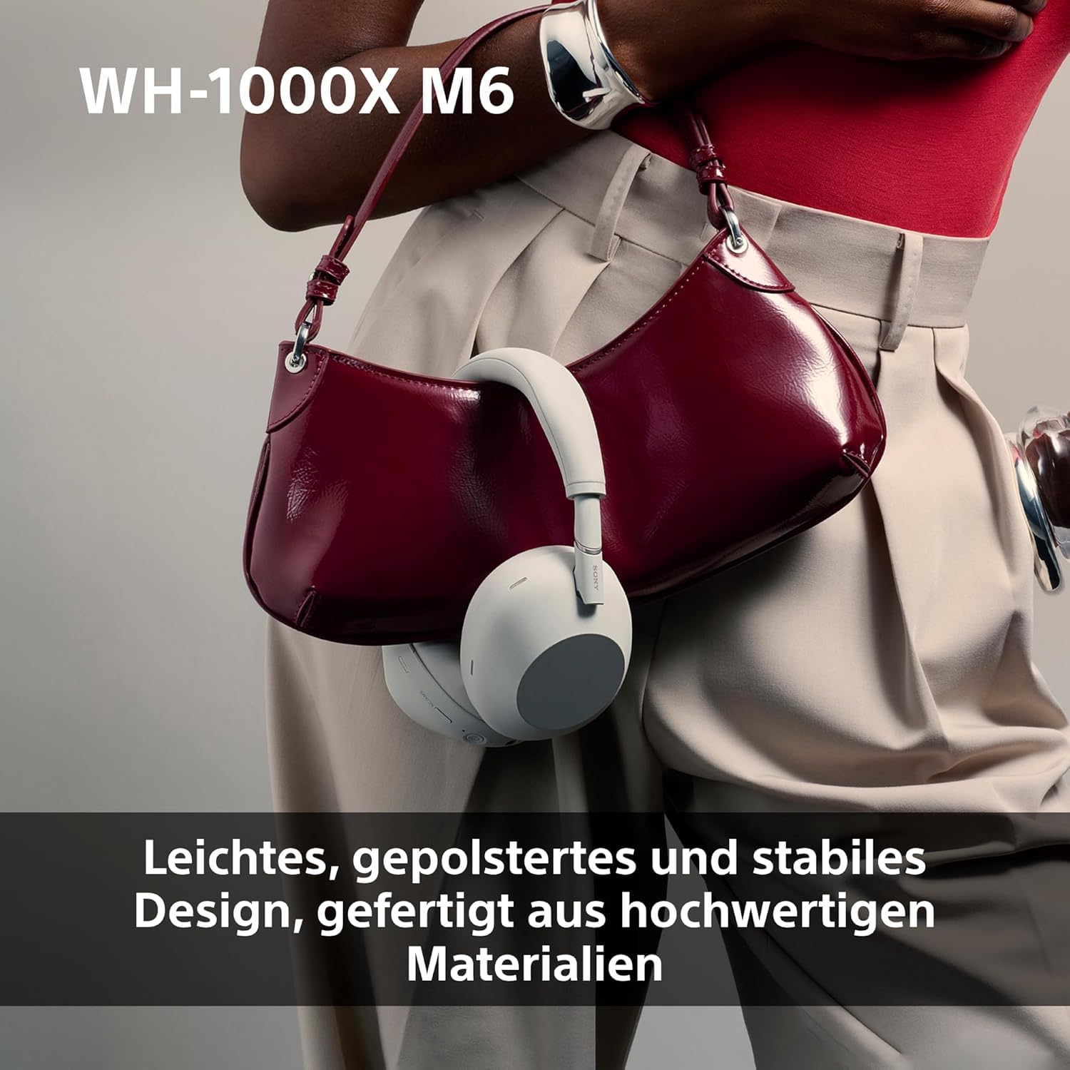 Sony WH-1000XM6 kabellose Noise Cancelling-Kopfhörer, Signature Hi-Res Sound, Bluetooth-Kopfhörer, Komfort, faltbares Design, magnetische Tragetasche, 30 Std.-Akku NC An, iOS & Android - Schwarz 7