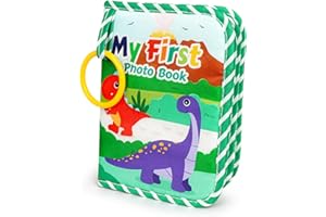 TSYAN Baby First Family Photo Album Memory Book for Boys & Girls,My First Family Album with Mirror for 4x6 Baby Kids Toddlers Family Pictures-Perfect Gifts for Baby Shower Newborns Family Photos