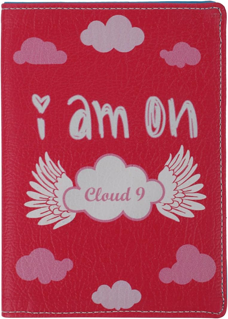 Thathing PU Leather Cloud 9 Pink Passport Wallet