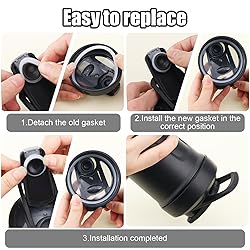 6pcs Lid Gasket Replacement for Blender Bottle
