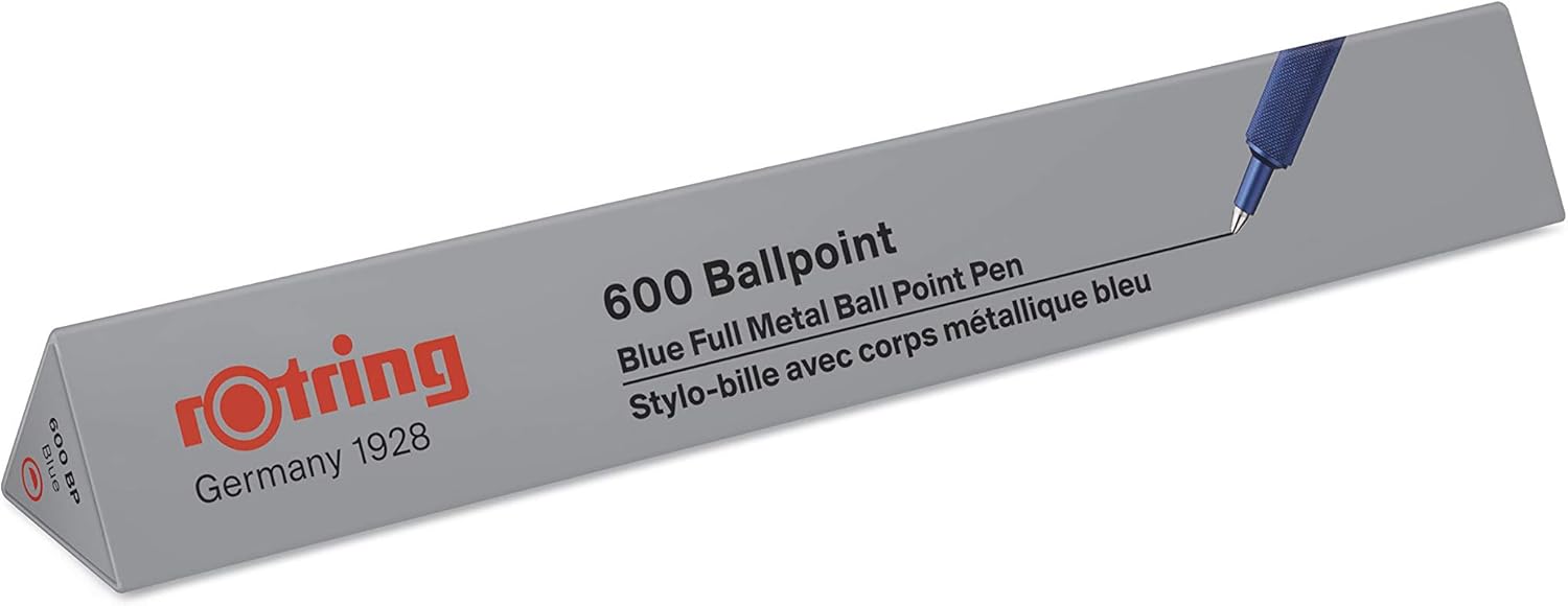 rOtring 600 Ballpoint Pen, Blue - Image 5