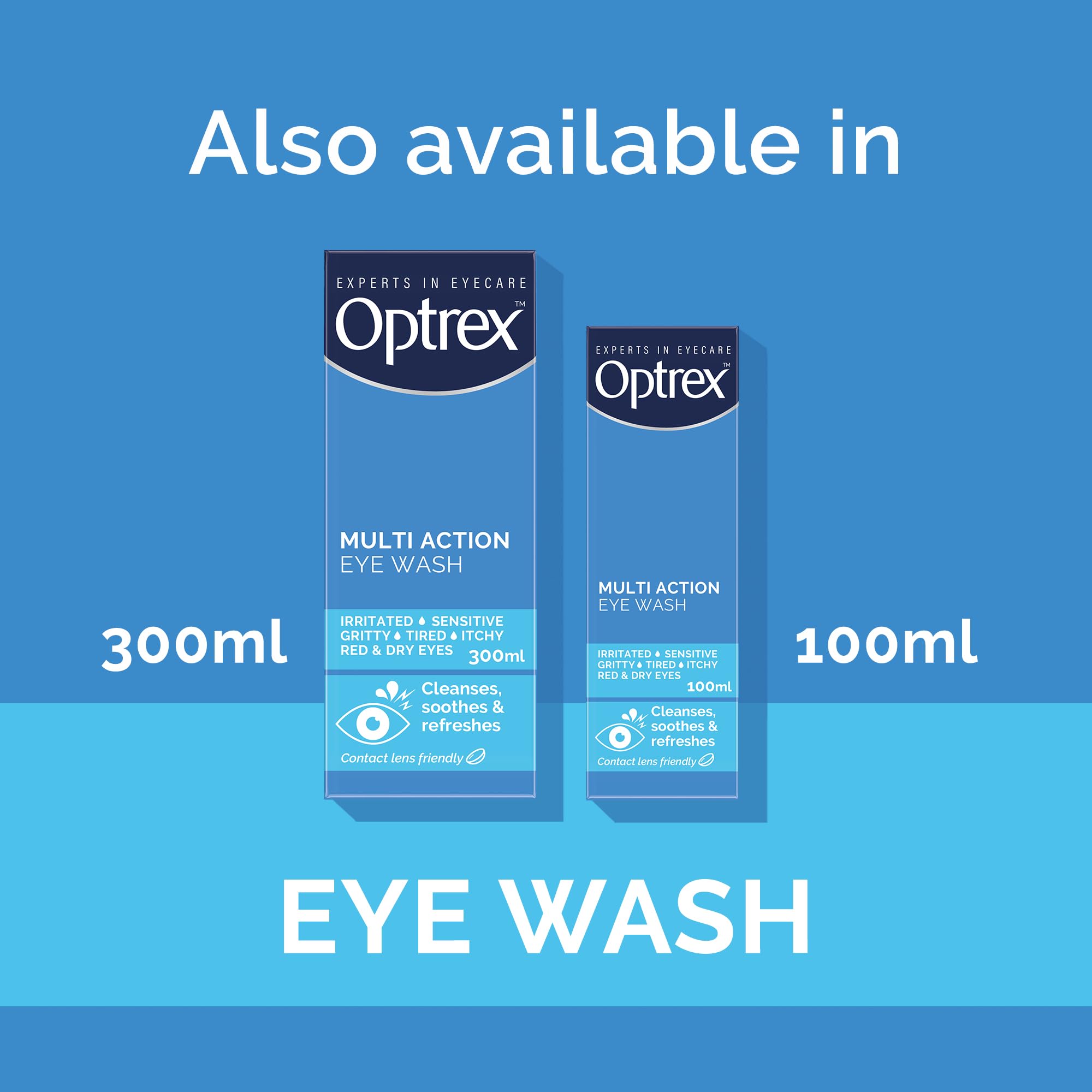 Optrex Multiaction Eye Wash With Eye Bath X 300ml on Galleon Philippines