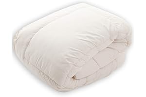 BJDesign Japanese Futon Comforter - Made from Polyester & Cupra - Stays In Place, Soft & Breathable Moisture-Wicking Covers - Plush & Gentle on the Skin - Handcrafted in Japan (Full)