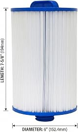 AquaHouse AH-P94 Hot Tub Filter Compatible PWW50P3 PWW50 6CH-940 FC-0359 view 2