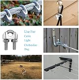 TERF M12 Galvanized U-Bolt Saddle Fasteners 4 Pcs for Ø12mm Wire Rope view 8