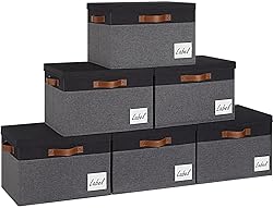 GhvyenntteS Large Storage Bins with Lids