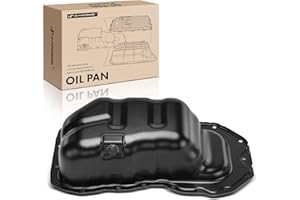 A-Premium Engine Oil Pan Sump with Drain Plug Compatible with Mazda 3 2012 2013, 2.0L, Replaces PE0710400A