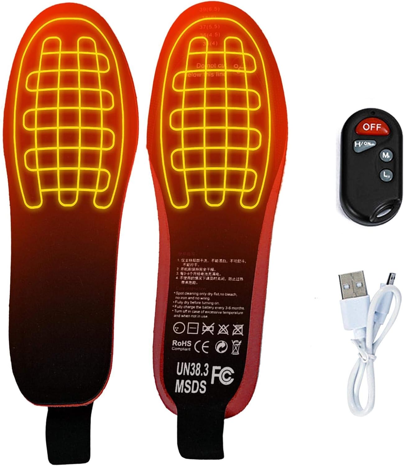 Electric Heated Insoles Rechargeable,Electric Heated Insoles with