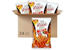 Sensible Portions Garden Veggie Straws, Screamin' Hot, 0.75 Oz (Pack of 24)