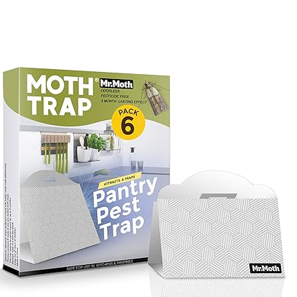 Mr Moth Pantry Moth Trap 6 Pack Cupboard Moth Trap Prime Safe
