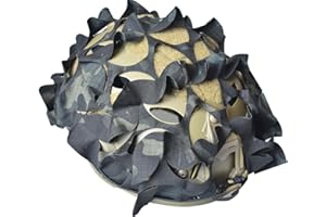 HDLSINA Breathable Mesh Camo Tactical Helmet CoverTactical Gear Fast Helmet Cover in Size M/L