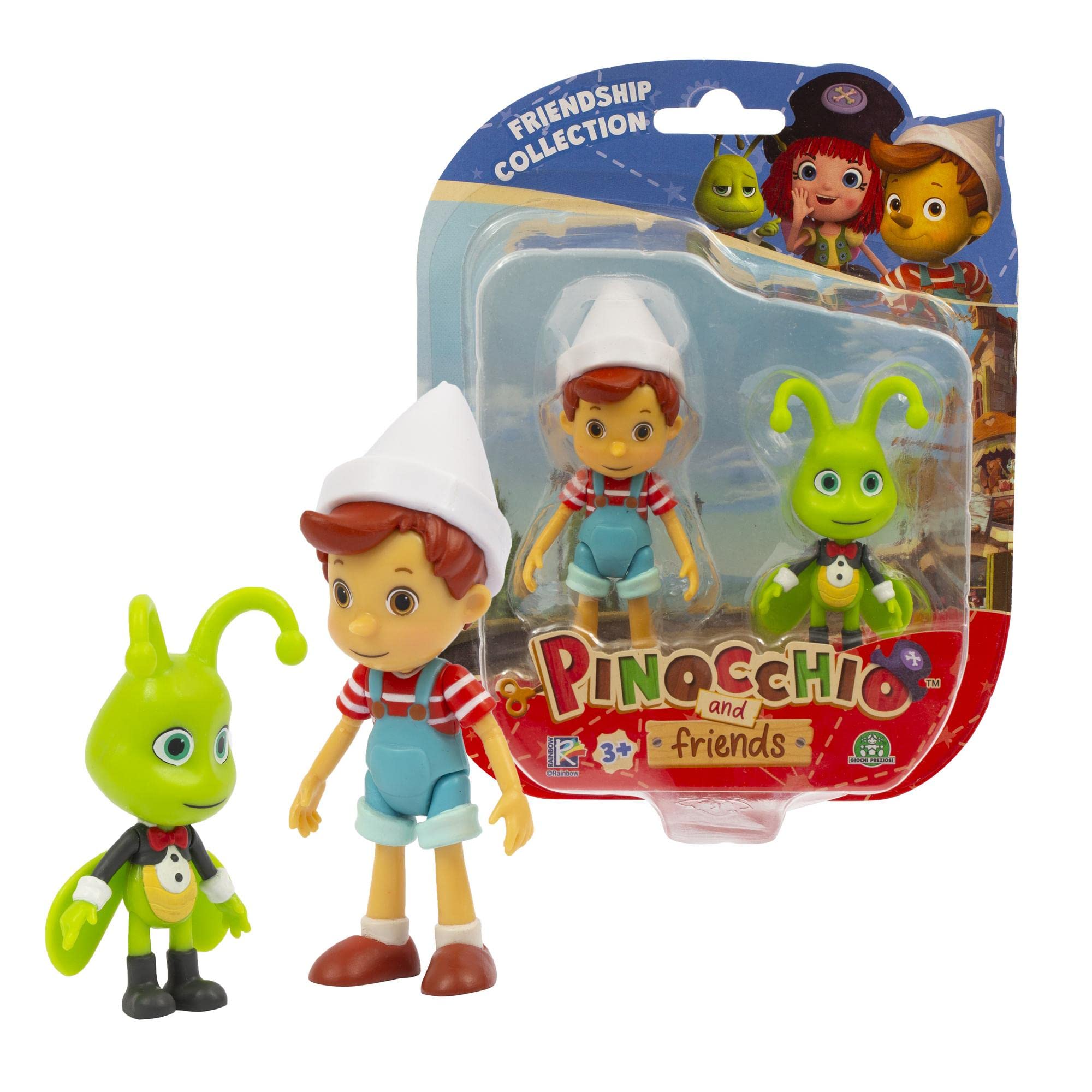 Pinocchio and Friends Action Figure Twin Pack - Pinocchio and Talking Cricket Action Figures