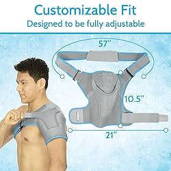 Arctic Flex Shoulder Ice Pack Brace - Cold Reusable