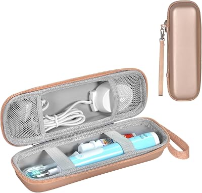 TUNYINSH Travel Case for Philips Sonicare Electric Toothbrush - Gold