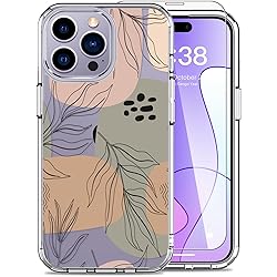 LUHOURI for iPhone 15 Pro Max Case with Screen