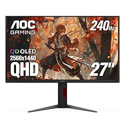 AOC Q27G4ZD 27" QD OLED Gaming Monitor, QHD 2560 x
