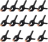 Juibao 14-Piece Nylon Spring Clamps 2 Inch Heavy Duty Grip Clips Set