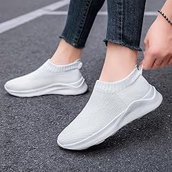 WOHHHW Women Walking Shoes Slip on Running Sports