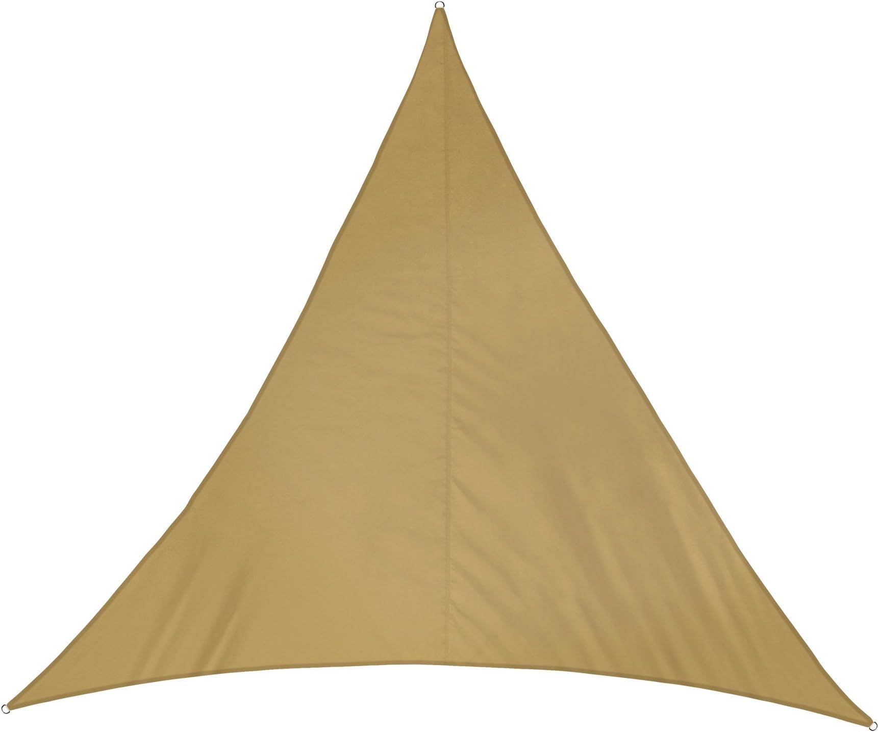 jarolift Water-Repellent Triangle Sun Shade Sail, 300 x 300 x 300 cm, Sand