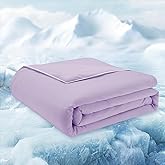 HOMELYSIAN Cooling Comforter King Size, Cooling Blanket for Hot Sleepers, Lightweight Comforter, Lavender